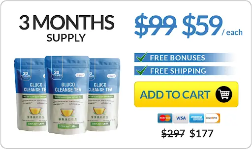 Gluco Cleanse Tea-3-Pack-Price
